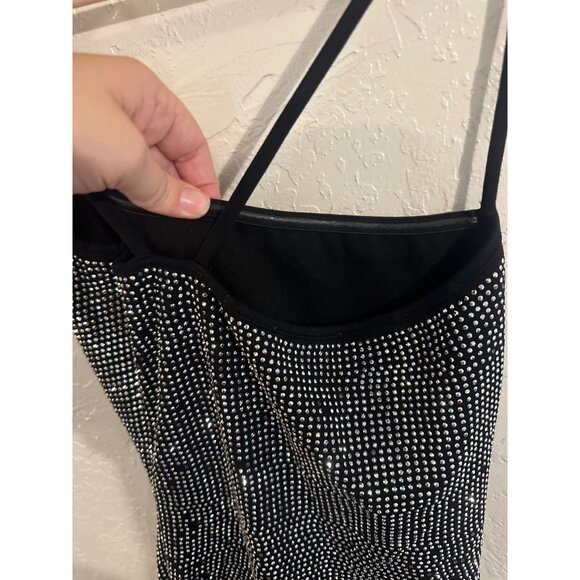 I.AM.Gia Rhinestone Aurora Mini Cutout  Dress - Picture 9 of 11